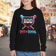 100 Days Of School Ice Cream Drip Baseball 100 Days Smarter Youth Long Sleeve Tee 100 Days Of School Ice Cream Drip Baseball 100 Days Smarter Youth Long Sleeve Tee