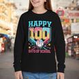 100 Days Of School Kids Baseball Drip 100th Day Of School Youth Long Sleeve Tee 100 Days Of School Kids Baseball Drip 100th Day Of School Youth Long Sleeve Tee