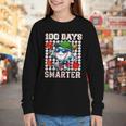 100 Days Smarter Baseball 100 Days Of School Boy Girl Kid Youth Long Sleeve Tee 100 Days Smarter Baseball 100 Days Of School Boy Girl Kid Youth Long Sleeve Tee