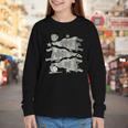 100 Days Smarter Baseball Sport School Celebration Youth Long Sleeve Tee 100 Days Smarter Baseball Sport School Celebration Youth Long Sleeve Tee