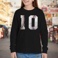 2016 10th Birthday Baseball Boys Kids Ten 10 Tenth Youth Long Sleeve Tee