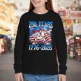250 Years 1776 2026 250th Baseball American Flag 4th Of July Youth Long Sleeve Tee 250 Years 1776 2026 250th Baseball American Flag 4th Of July Youth Long Sleeve Tee