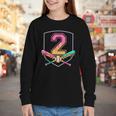 2nd Birthday Baseball Bat Ice-Cream Drip 2yrs Old Boys Kids Youth Long Sleeve Tee 2nd Birthday Baseball Bat Ice-Cream Drip 2yrs Old Boys Kids Youth Long Sleeve Tee
