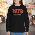 50 Year Old 1976 Classic Baseball Fan 50th Birthday Youth Long Sleeve Tee 50 Year Old 1976 Classic Baseball Fan 50th Birthday Youth Long Sleeve Tee
