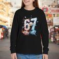 6 7 Baseball Six Seven Meme 67 Hands Kids Men Women Youth Long Sleeve Tee 6 7 Baseball Six Seven Meme 67 Hands Kids Men Women Youth Long Sleeve Tee