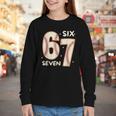 67 Baseball Six Seven 6 7 Meme Kids 67 Teen Boys 6-7 Youth Long Sleeve Tee 67 Baseball Six Seven 6 7 Meme Kids 67 Teen Boys 6-7 Youth Long Sleeve Tee