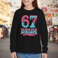 67 Ice Cream Drip Baseball For Men Women Kids Youth Long Sleeve Tee 67 Ice Cream Drip Baseball For Men Women Kids Youth Long Sleeve Tee