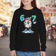 67 Meme Six Seven Meme Baseball Dapping Ice Cream Drip Youth Long Sleeve Tee 67 Meme Six Seven Meme Baseball Dapping Ice Cream Drip Youth Long Sleeve Tee