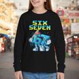 67 Six Seven 6-7 Italian Brainrot Kids Baseball Meme Youth Long Sleeve Tee 67 Six Seven 6-7 Italian Brainrot Kids Baseball Meme Youth Long Sleeve Tee