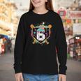 6th Birthday Baseball Drip Number 6 Year Old Birthday Boy Youth Long Sleeve Tee 6th Birthday Baseball Drip Number 6 Year Old Birthday Boy Youth Long Sleeve Tee