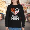 Ball Mom Heart Soccer Basketball Baseball Football Mom Youth Long Sleeve Tee Ball Mom Heart Soccer Basketball Baseball Football Mom Youth Long Sleeve Tee