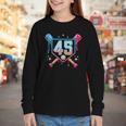 Baseball 45 Year Old Ice Cream Drip 45th Birthday Number 45 Youth Long Sleeve Tee Baseball 45 Year Old Ice Cream Drip 45th Birthday Number 45 Youth Long Sleeve Tee