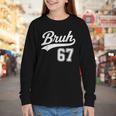 Baseball 6 7 Bruh Number 67 Six Seven Meme Boys Kids Youth Long Sleeve Tee Baseball 6 7 Bruh Number 67 Six Seven Meme Boys Kids Youth Long Sleeve Tee