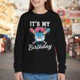 Baseball 6 Year Old Ice Cream Drip 6th Birthday Boy Number 6 Youth Long Sleeve Tee Baseball 6 Year Old Ice Cream Drip 6th Birthday Boy Number 6 Youth Long Sleeve Tee