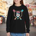 Baseball 6 Year Old Ice Cream Drip 6th Birthday Boys Player Youth Long Sleeve Tee Baseball 6 Year Old Ice Cream Drip 6th Birthday Boys Player Youth Long Sleeve Tee