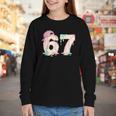 Baseball 67 Dripping Six Seven Drip Boys Gen Z Youth Long Sleeve Tee Baseball 67 Dripping Six Seven Drip Boys Gen Z Youth Long Sleeve Tee