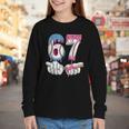 Baseball 67 Ice Cream Drip Six Seven Boys Girls Meme Youth Long Sleeve Tee Baseball 67 Ice Cream Drip Six Seven Boys Girls Meme Youth Long Sleeve Tee
