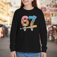 Baseball 67 Ice Cream Drip Skeleton Six Seven Boys Meme Youth Long Sleeve Tee Baseball 67 Ice Cream Drip Skeleton Six Seven Boys Meme Youth Long Sleeve Tee