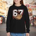 Baseball 67 Six Seven Alpha Slang 6 7 Meme Kids Teachers Boy Youth Long Sleeve Tee Baseball 67 Six Seven Alpha Slang 6 7 Meme Kids Teachers Boy Youth Long Sleeve Tee