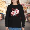 Baseball 67 Six Seven Gen Alpha Meme Valentine's Day Youth Long Sleeve Tee Baseball 67 Six Seven Gen Alpha Meme Valentine's Day Youth Long Sleeve Tee
