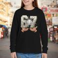Baseball 67 Six Seven Gen Alpha Meme Youth Long Sleeve Tee