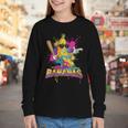 Baseball Banana Splatter Sports Kids Teens Youth Long Sleeve Tee Baseball Banana Splatter Sports Kids Teens Youth Long Sleeve Tee