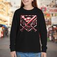 Baseball Candy Cane Christmas Baseball Ice Cream Drip Boys Youth Long Sleeve Tee Baseball Candy Cane Christmas Baseball Ice Cream Drip Boys Youth Long Sleeve Tee