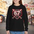 Baseball Candy Cane Drip 6 7 Six Seven Meme Christmas Boys Youth Long Sleeve Tee Baseball Candy Cane Drip 6 7 Six Seven Meme Christmas Boys Youth Long Sleeve Tee