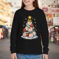 Baseball Christmas Tree Lights Santa Sport Player Lover Xmas Youth Long Sleeve Tee Baseball Christmas Tree Lights Santa Sport Player Lover Xmas Youth Long Sleeve Tee