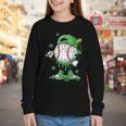 Baseball Drip For Boys Ice Cream Drip Baseball Player Youth Long Sleeve Tee Baseball Drip For Boys Ice Cream Drip Baseball Player Youth Long Sleeve Tee