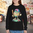 Baseball Drip For Boys Ice Cream Drip Baseball Sport Youth Long Sleeve Tee