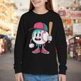 Baseball Drip Boys Ice Cream Youth Youth Long Sleeve Tee