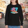 Baseball Drip Ice Cream 67 Graffiti Splash Melt Youth Long Sleeve Tee Baseball Drip Ice Cream 67 Graffiti Splash Melt Youth Long Sleeve Tee