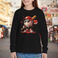 Baseball Drip Ice Cream Apparel Youth Boy Valentine Youth Long Sleeve Tee