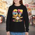 Baseball Drip Ice Cream Number 67 Player Lifestyle Youth Long Sleeve Tee Baseball Drip Ice Cream Number 67 Player Lifestyle Youth Long Sleeve Tee