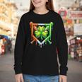 Baseball Drip Ice Cream St Patricks Day Shamrock Lucky Youth Long Sleeve Tee Baseball Drip Ice Cream St Patricks Day Shamrock Lucky Youth Long Sleeve Tee