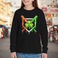 Baseball Drip Ice Cream St Patricks Day Shamrock Youth Long Sleeve Tee Baseball Drip Ice Cream St Patricks Day Shamrock Youth Long Sleeve Tee