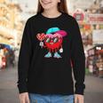 Baseball Drip Ice Cream Valentines Day Baseball Sport Boys Youth Long Sleeve Tee Baseball Drip Ice Cream Valentines Day Baseball Sport Boys Youth Long Sleeve Tee