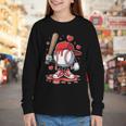Baseball Drip Icecream Apparel Youth Boy Valentine Youth Long Sleeve Tee
