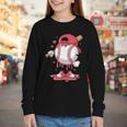 Baseball Drip Icecream Boy Kids Valentine Youth Long Sleeve Tee