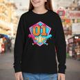 Baseball Drip Jersey Number 1 For Players & 1th Birthday Youth Long Sleeve Tee Baseball Drip Jersey Number 1 For Players & 1th Birthday Youth Long Sleeve Tee