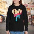 Baseball Drip Melting Ice Cream Baseball Heart Boys Girls Youth Long Sleeve Tee Baseball Drip Melting Ice Cream Baseball Heart Boys Girls Youth Long Sleeve Tee