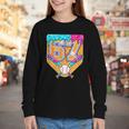 Baseball Drip Number 67 Ice Cream Home Plate Drip Youth Long Sleeve Tee Baseball Drip Number 67 Ice Cream Home Plate Drip Youth Long Sleeve Tee