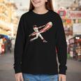 Baseball Drip Team For Boys And Girls Ice Cream Cool Youth Long Sleeve Tee