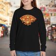 Baseball Dripping Waffle Field Youth Long Sleeve Tee