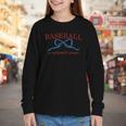 Baseball Is My Favorite Season Shirt Baseball Season Vibes Youth Long Sleeve Tee