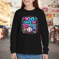 Baseball Ice Cream Drip 100 Days Of School Student Teacher Youth Long Sleeve Tee Baseball Ice Cream Drip 100 Days Of School Student Teacher Youth Long Sleeve Tee
