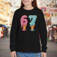 Baseball Ice Cream Drip 6 7 Kids 67 Birthday Youth Long Sleeve Tee Baseball Ice Cream Drip 6 7 Kids 67 Birthday Youth Long Sleeve Tee