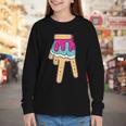 Baseball Ice Cream Drip Home Plate Glove Respect Drip 2 Side Youth Long Sleeve Tee Baseball Ice Cream Drip Home Plate Glove Respect Drip 2 Side Youth Long Sleeve Tee