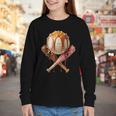 Baseball Ice Cream Drip Style Melting Ice Cream Youth Teen Youth Long Sleeve Tee Baseball Ice Cream Drip Style Melting Ice Cream Youth Teen Youth Long Sleeve Tee